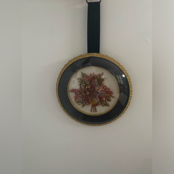 Handmade in Belgium wall decor floral bouquet unique antique - Picture 7 of 9